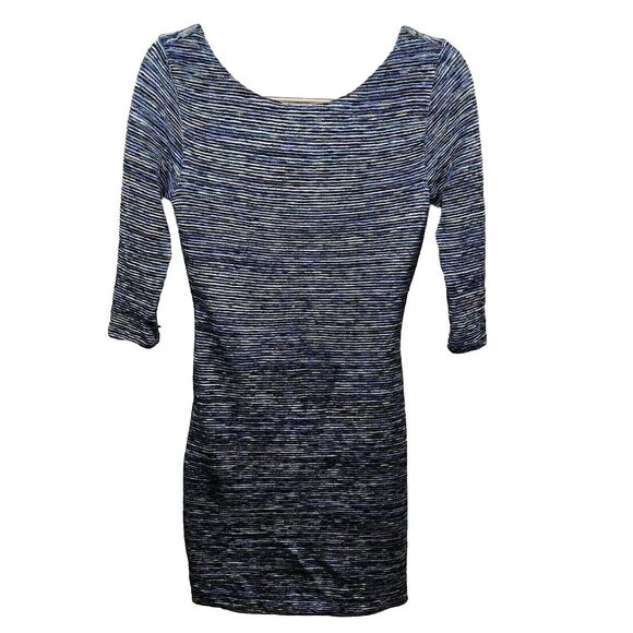 AS U WISH Womens Blue Silver Shiny Body Con Dress Size Small - Picture 1 of 7
